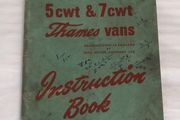 Thames van late 1956. 50s early 60s instruction manual