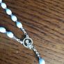 Vintage pale blue  Rosary beads Image 4
