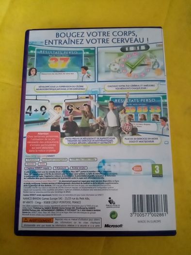 Kinect Dr Kawashima s Body and Brain Exercises XBOX 360 Games Original