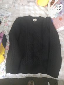 river island Black jumper