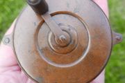 Antique Brass and wood Fishing Reel