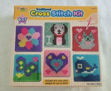 Kids 6-in-1 Cross Stitch Kit