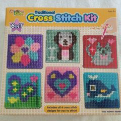 Kids 6-in-1 Cross Stitch Kit