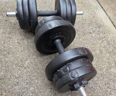 2 x 10kG dumbbells