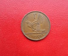 1968 Irish Penny 1d