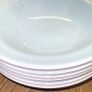 mid century blue bowls x 6 Image 3