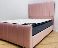Double & King Size Bed Frame With Mattress Opt