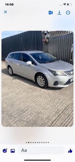 Toyota Adventist 2015 parts repair