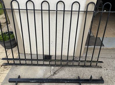 Steel railings