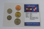 Lebanon Brilliant Uncirculated coins collectors set