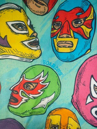 Boardies Lucha Libra shirt wrestling size Medium spring summer holidays festival outfit Brand New Postage included