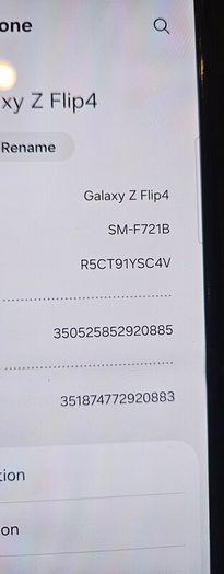 samsung Galaxy flip4 256Gb for parts or fix