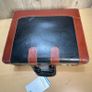 Two-Tone Leather Hard Case Briefcase - Vintage - Combination lock Image 4