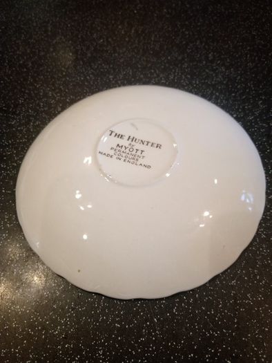 Vintage Myott The Hunter Cup and Saucer Set of 4