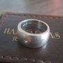 Lovely Vintage Solid 925 Sterling Silver Size M. Image 5