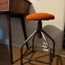 Mid Century Industrial Stool Image 3