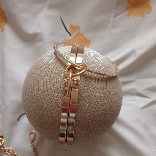 Stunning  Gold Ball style bag
