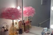 Dressing table with Hollywood mirror &amp; stool