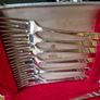 Silver plated fish knife set x6 Image 3