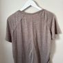Beige Marl T Shirt Top Size S! Image 4