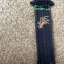 boys belt Abercrombie navy with leather 46cm Image 6