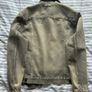 AllSaints Washed Grey Denim Trucker Jacket Image 3