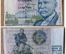 Old Irish C Series 50 Pounds Banknote - Delivery