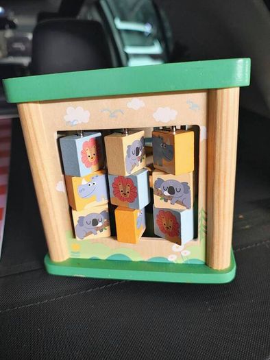 Toddler activity cube