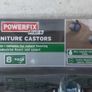Powerfix Profit Furniture Castors (8) 40mm Image 2