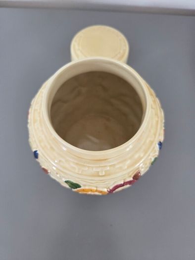 Vintage Tony Wood Studio Pottery Jar With Lid