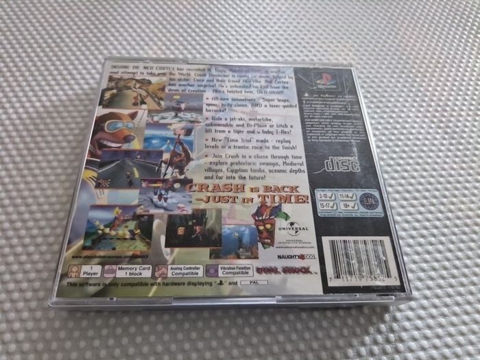 Crash Bandicoot 3 PlayStation1 Ps1 PlayStation2 Ps2 Games Original