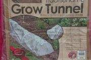 Two Grow Tunnels and One 18 Square Meter Plastic Sheet