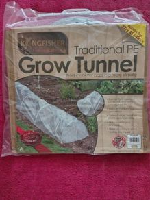 Two Grow Tunnels and One 18 Square Meter Plastic Sheet