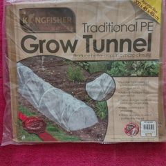 Two Grow Tunnels and One 18 Square Meter Plastic Sheet