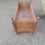 Antique Wooden Rocking Cradle Image 4