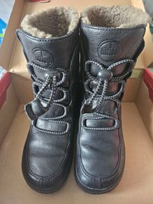 FITFLOP Wonens Leather Shearling lined Boots