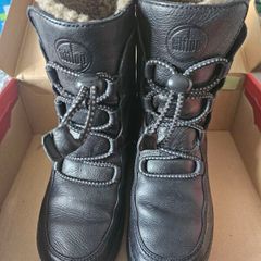 FITFLOP Wonens Leather Shearling lined Boots
