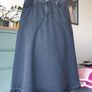 Ba&sh Denim Skirt Size Uk 8 Image 5