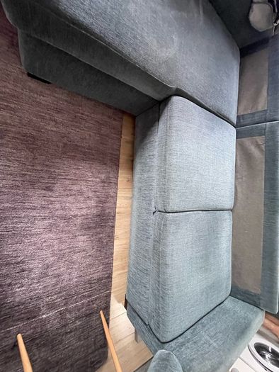 Left hand faced sofa bed with storage