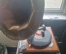antique gramophone