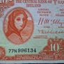 Central Bank of Ireland. Lady Lavery 10 shillings (1959)#1 Image 2