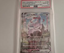 Pokemon Card Japanese - Espeon Vmax #189 - PROMO Eevee Heroes - PSA 10