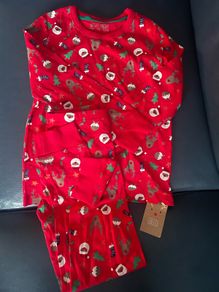 christmas PJ 6-7 y Brand new