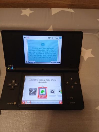 Nintendo DSi Black Console + Animal Crossing: Wild World Game Bundle