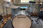 Vintage 1970s Ludwig Downbeat Kit in Sky Blue Pearl