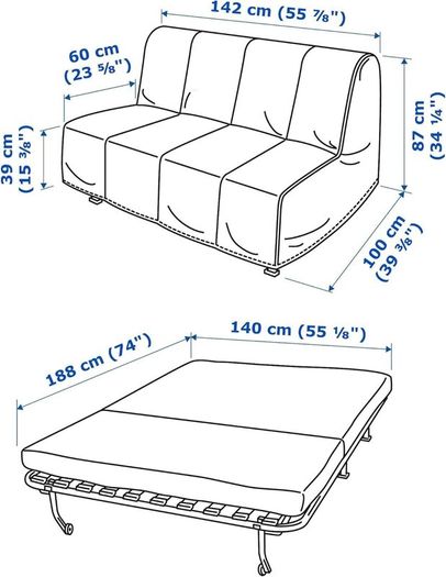 Kids Bedroom Furniture Sale  Loft Bed & Sofa Bed