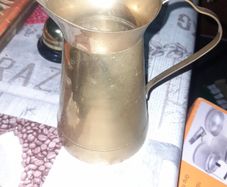 A Beautiful Old Brass Jug with Loop Handle, Postage Available on all my Items or Collection in Rochfortbridge Westmeath