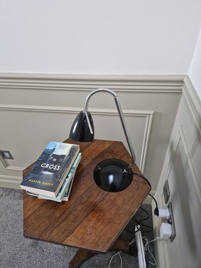 Vintage desk lamp, Sey Lumiere Hestia 1990,  Retro design bedside desk lamp.
