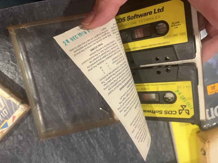 Vintage Commodore 64 (C64) Strategy, Quiz & Simulator Game Lot 9 Original Tapes & Boxes