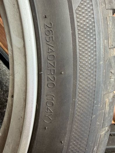 Audi wheels 20 inch with tyres 265/40/20